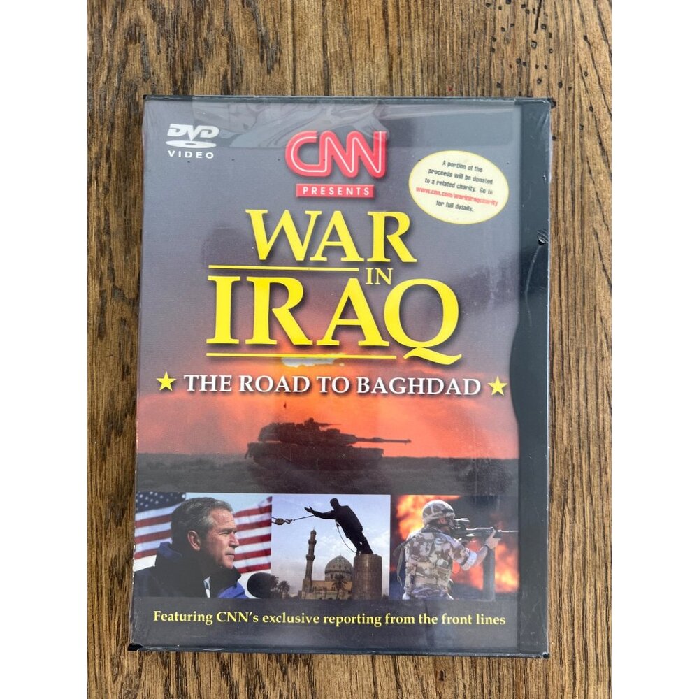 CNN Presents "War In Iraq: The Road To Baghdad" DVD New Sealed